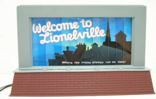 Lionel 6-12761 O/O27 Scale Lionelville Animated Billboard One Piece LN/Box