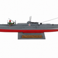 Atlantis Models 728 1:275 Japanese Navy I-19 Submarine WWII Plastic Model Kit