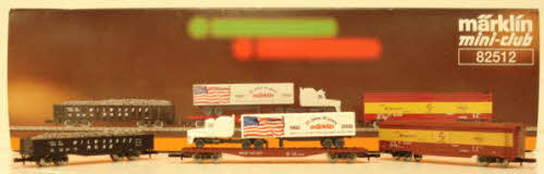 Marklin 82512 Z Milwaukee Road Freight Car (Set of 3) NIB