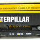MTH 30-7697 O Gauge Caterpillar Flatcar w/ Caterpillar Trailer #752000 NIB