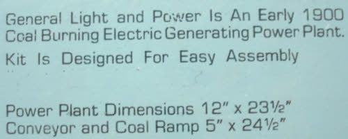 Korber 916 O Scale General Light & Power Building Kit
