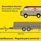 Heller 50331 1:24 Citroen HY + Goods Trailer Plastic Model Kit