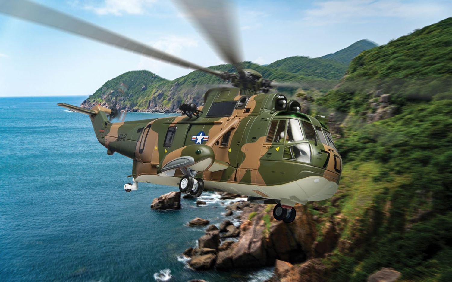 Corgi AA33423 1:72 Sikorsky SH-3A Sea King Diecast Model Aircraft