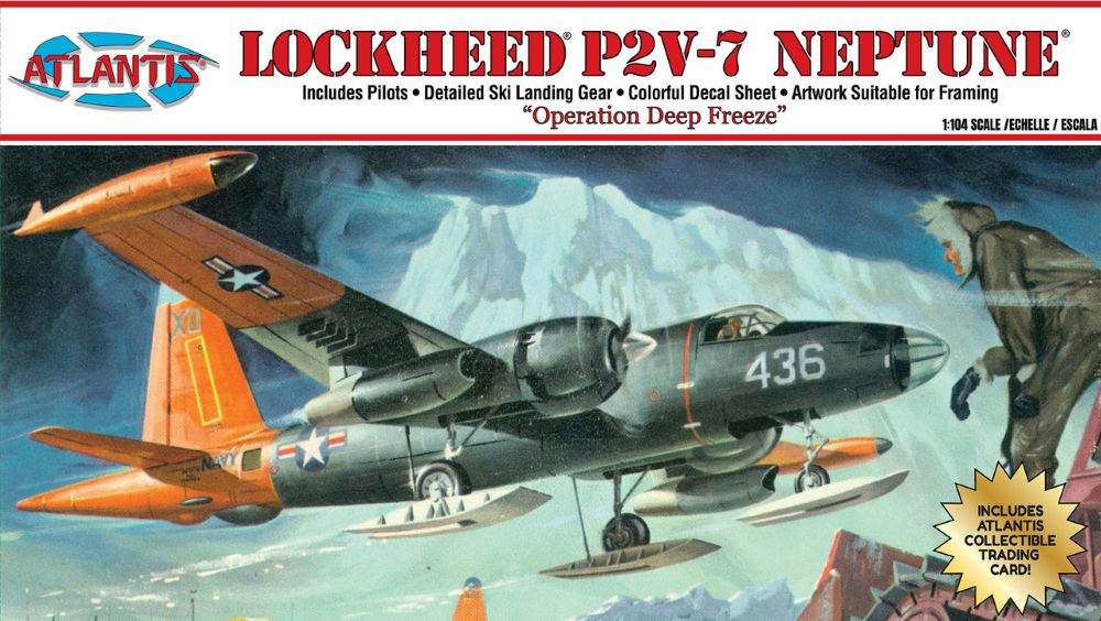 Atlantis 1:104 P2V-7 Neptune Airplane Plastic Building Kit