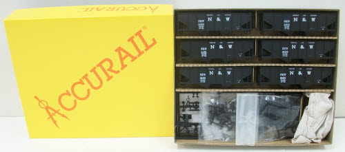 Accurail 2602 HO Scale N&W USRA 6-Car Hopper Kit Set