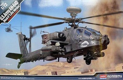 Academy 12551 1:72 US Army AH-64D Block II Military Aircraft Helicopter Kit
