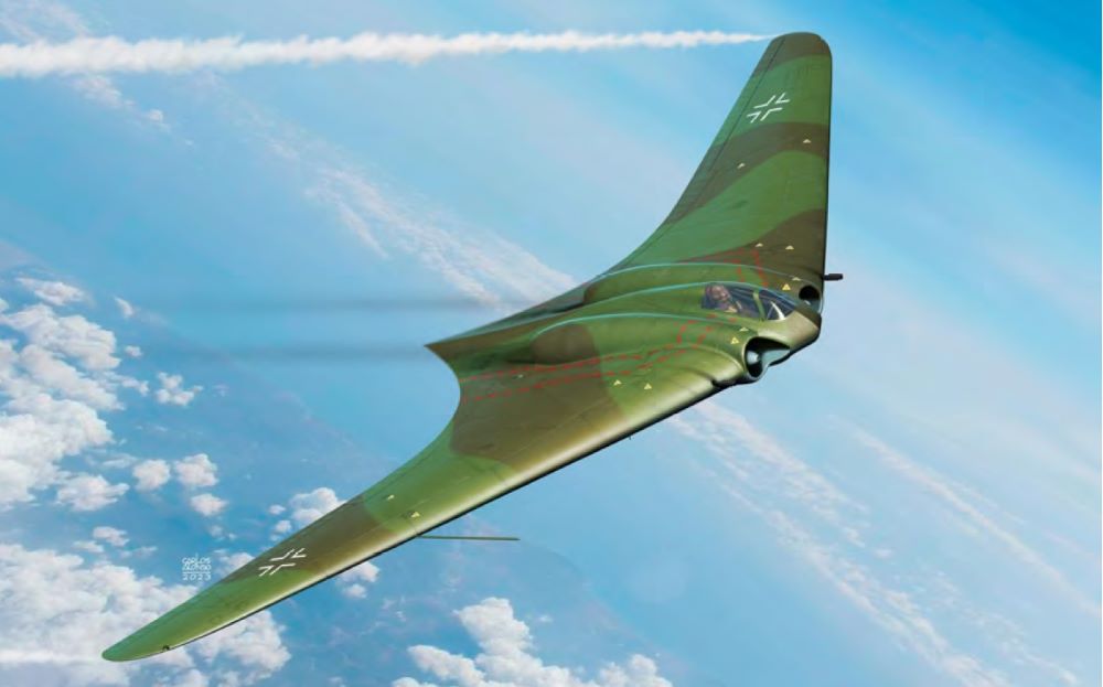 Academy 12583 1:72 Horten Ho 229 Wunderwaffe WWII Military Aircraft Plane Kit