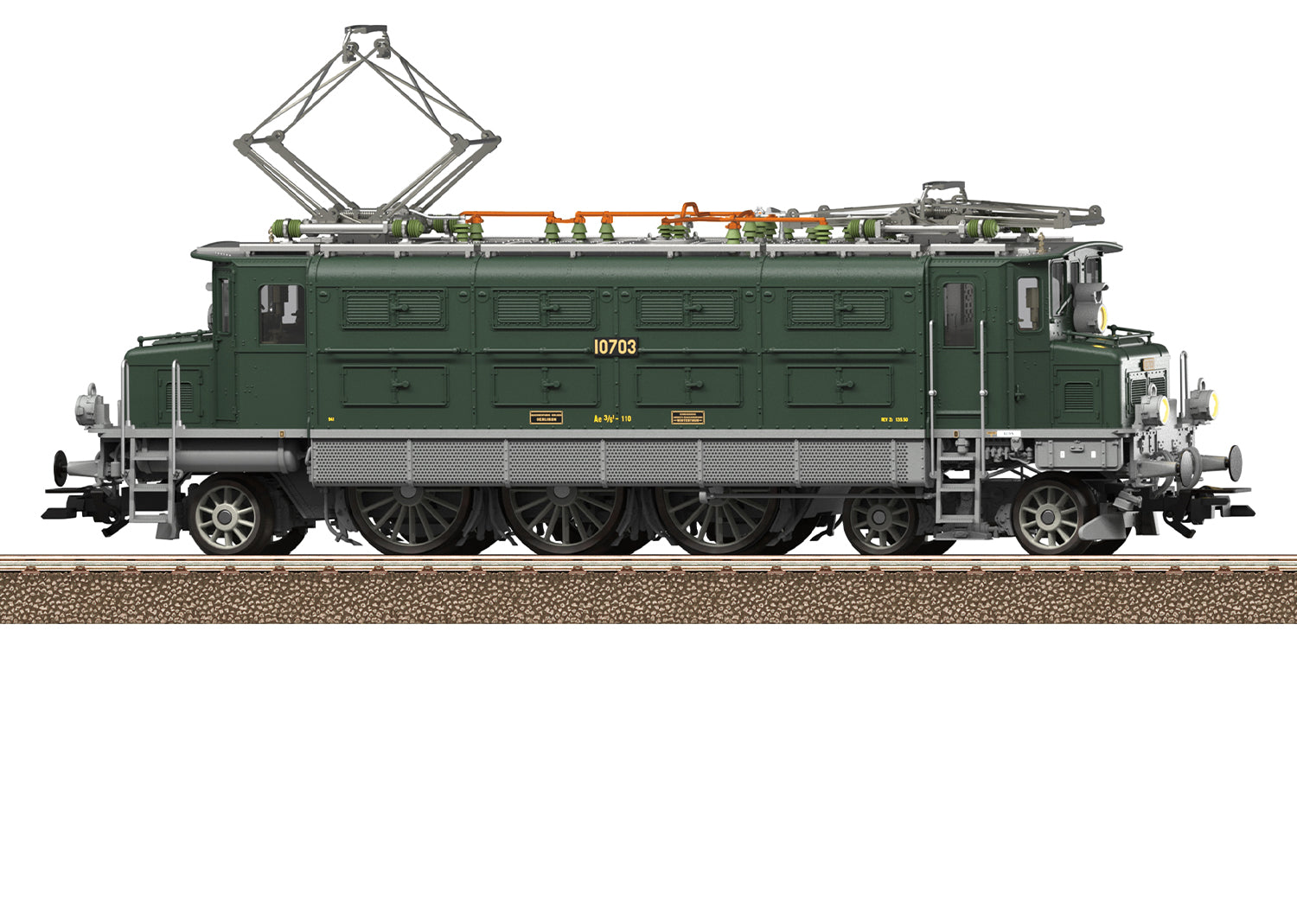 Trix 25360 HO SBB Class Ae 3/6 I Electric Locomotive with DCC & Sound #10703