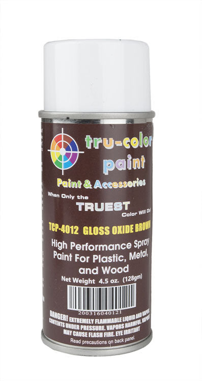 Tru-Color 4012 Gloss Oxide Brown   4.5 oz. Spray Paint Can