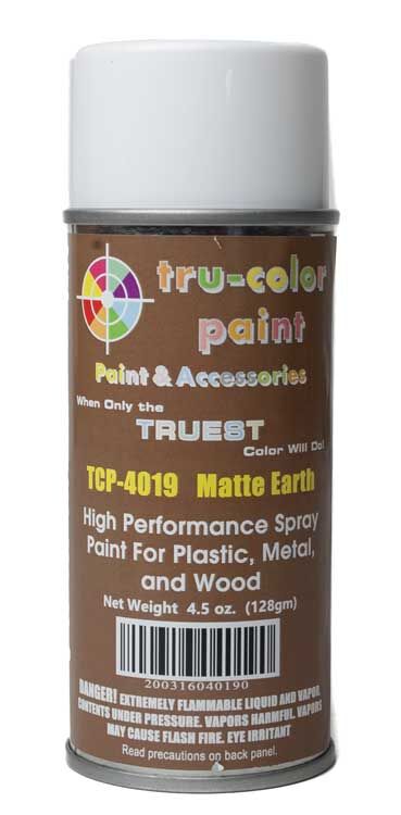 Tru-Color 4019 Matte Earth 4.5 oz. Spray Paint Can