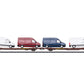 Marklin 47430 HO Transwaggon, Inc. Type Laads 800B Pair of Flat Cars