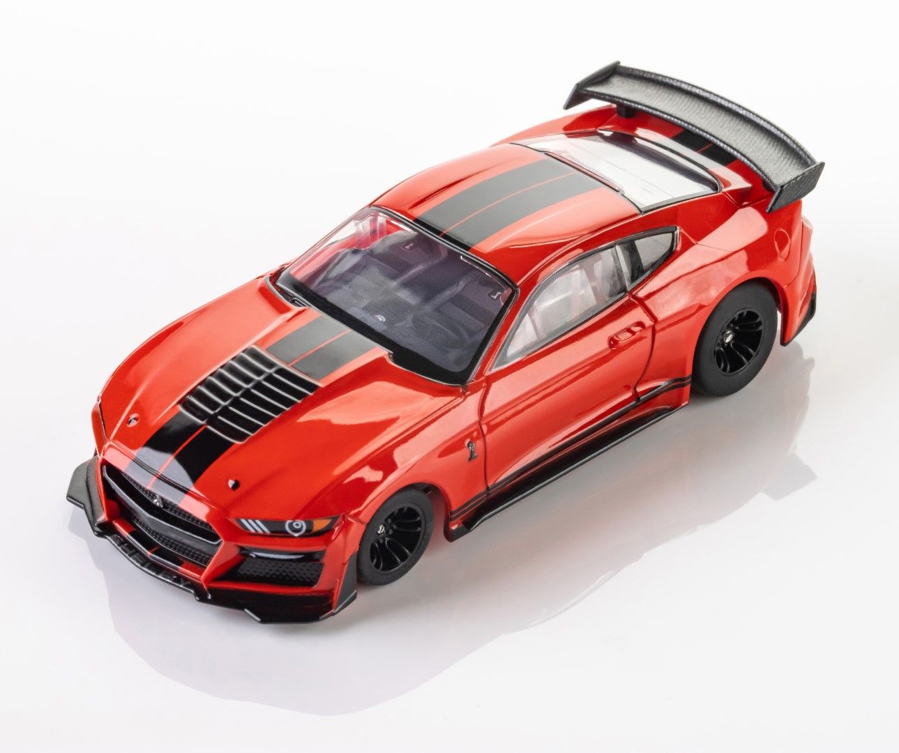 AFX 22077 HO Red 2021 Ford Mustang GT500 Race Slot Car