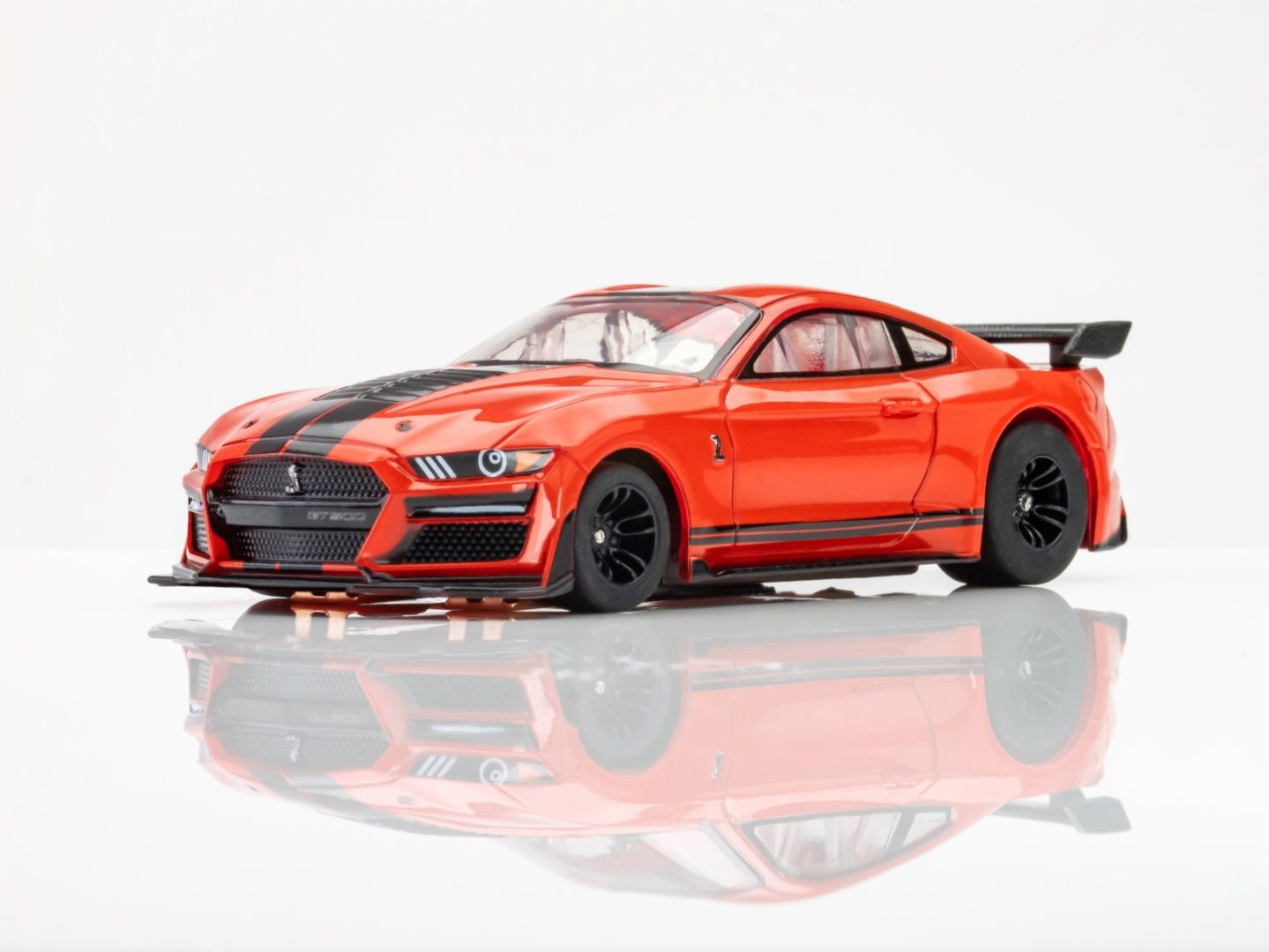 AFX 22077 HO Red 2021 Ford Mustang GT500 Race Slot Car