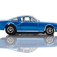 AFX 22149 HO Mega G+ Blue/White LWB 1966 Shelby Mustang GT350 Slot Car