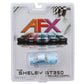 AFX 22149 HO Mega G+ Blue/White LWB 1966 Shelby Mustang GT350 Slot Car