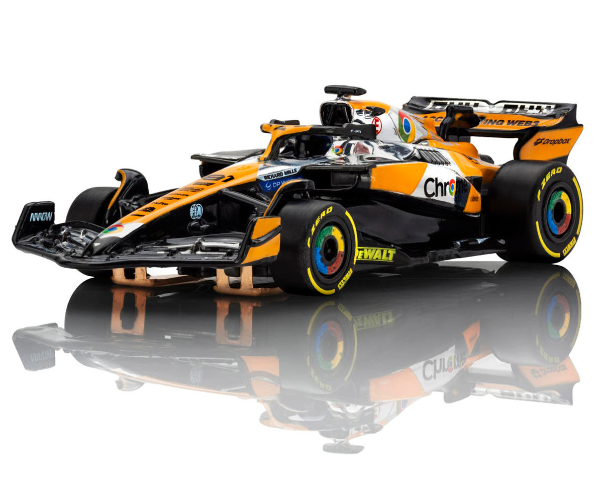 AFX 22158 HO Mega G+ LWB McLaren MCL38 F1 #81 Austin Grand Prix 2024 Slot Car