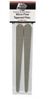 Alpha Abrasives 1156 12000 Grit Micro Fine Tapered Files (Pack of 2)