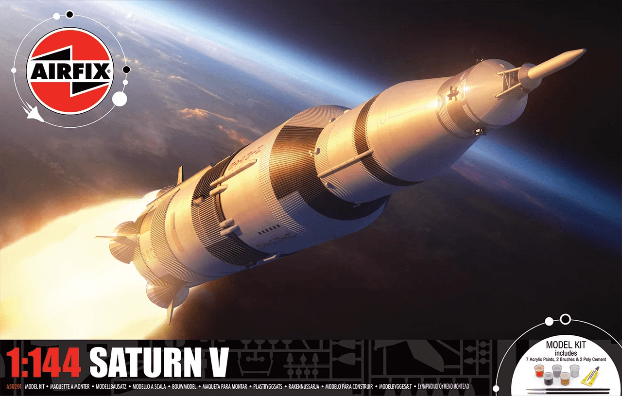 Airfix Products 50201 1:144 Saturn V Plastic Model Kit