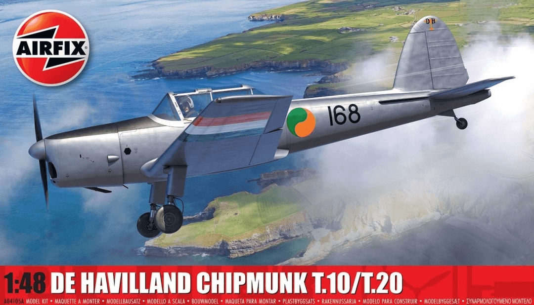 Airfix Products 4105A 1:48 de Havilland Chipmunk T.10 Aircraft Plastic Model Kit