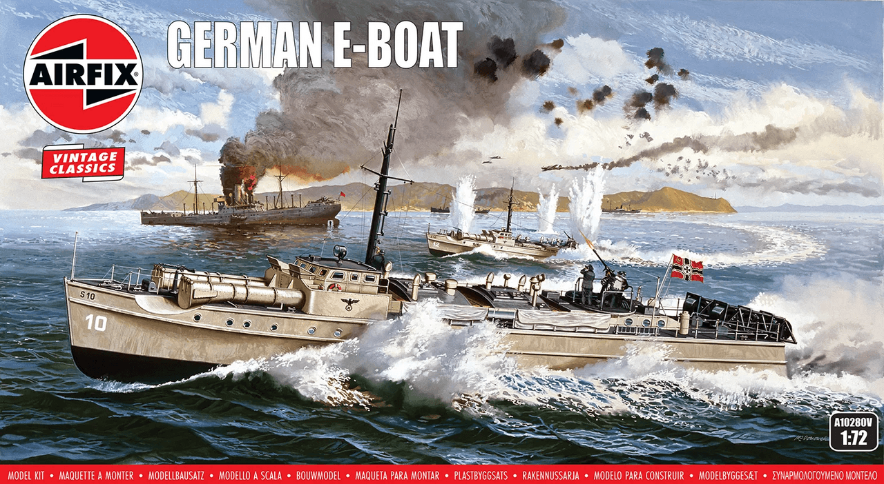 Airfix Products 10280 1:72 German E-Boat Plastic Model Kit