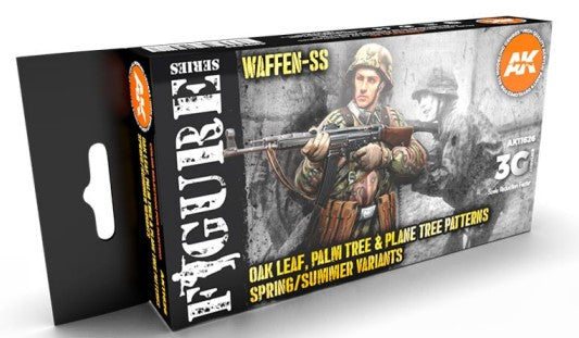 AK Interactive 11626 Figures: Waffen Spring-Summer 17ml Acrylic Paint (Set of 6)