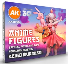AK Interactive 11765 Keigo Murakami Personal Mixes Anime Figures Paint Set