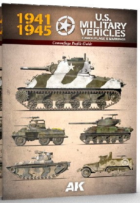 AK Interactive 642 1941-1945 U.S. Military Vehicles Camouflage Guide Book