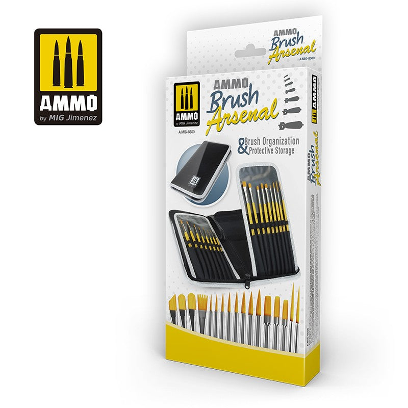 Mig Jimenez AMIG8580 Ammo Brush Arsenal Set