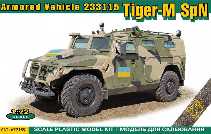 ACEs 72189 1:72 ASN 233115 Tiger-M SpN Military Vehicle Model Kit