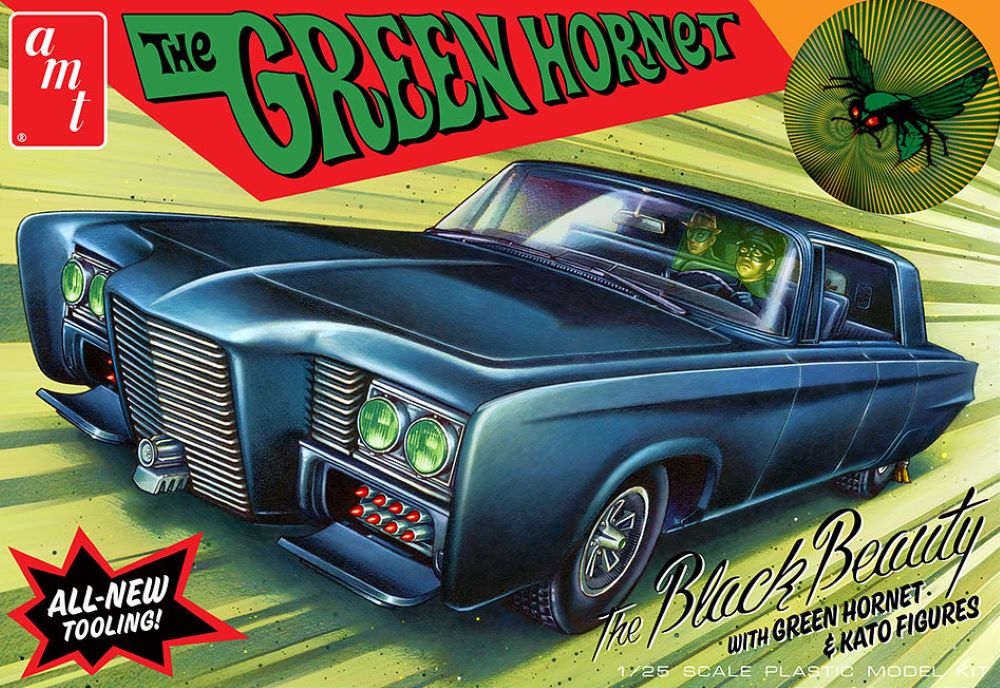 AMT 1271 1:25 Green Hornet Black Beauty Chrysler Imperial Car Plastic Model Kit