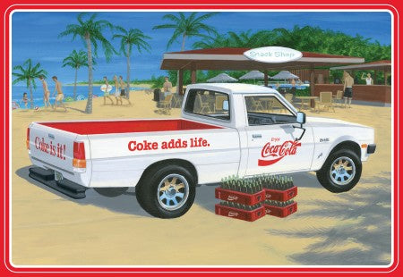 AMT 1306 1:25 Coke 1980 Dodge Ram D-50 Pickup Plastic Model Kit
