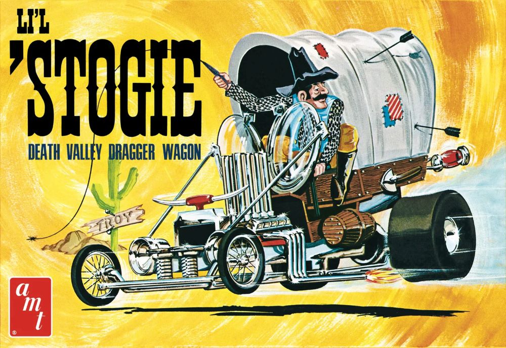 AMT 1555 1:25 Li'l Stogie Show Rod Death Valley Dragger Wagon Plastic Model Kit