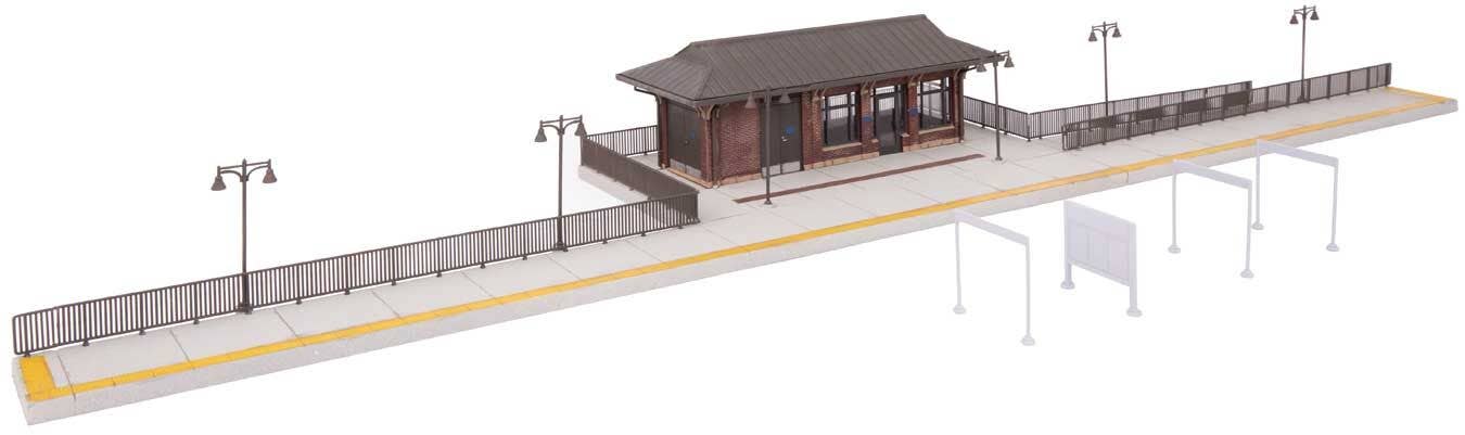 Walthers 933-3392 HO Amtrak Rural Station Building Kit