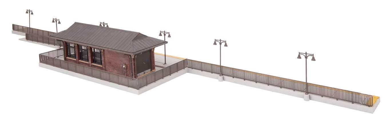 Walthers 933-3392 HO Amtrak Rural Station Building Kit