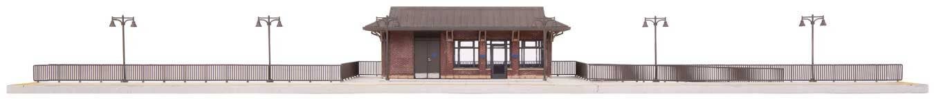 Walthers 933-3392 HO Amtrak Rural Station Building Kit