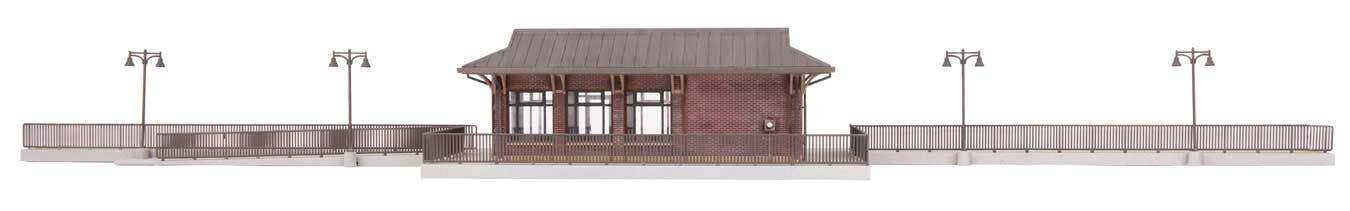 Walthers 933-3392 HO Amtrak Rural Station Building Kit