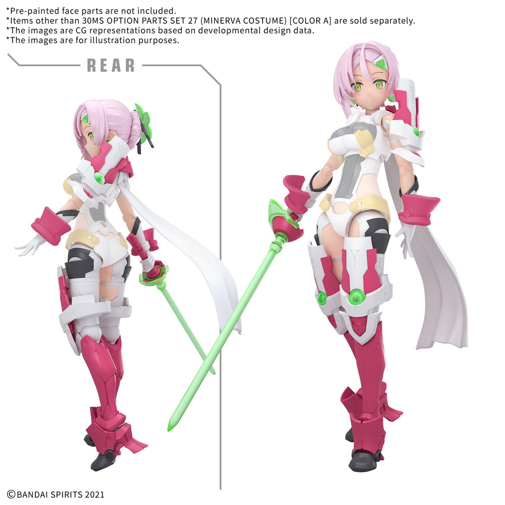 Bandai 2794164 30MS Option Parts Set 27 (Minerva Costume) [Color A] Model Kit