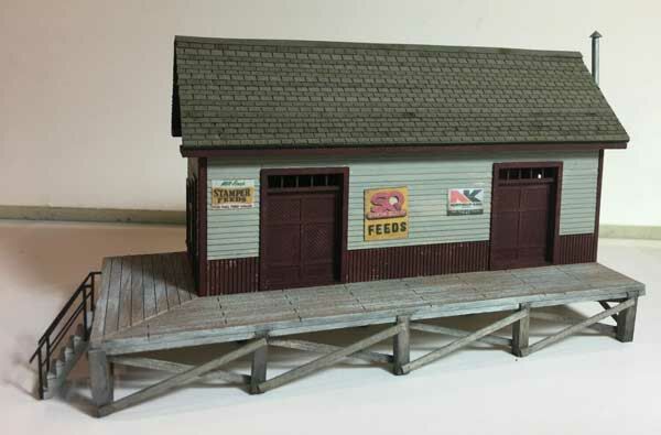 Motrak Models 13010 N Applewood Depot Laser-Cut Wood Kit