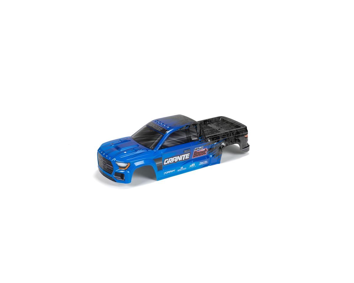 ARRMA 402344 1:10 GRANITE 4X2 Blue/Black Painted Decaled Trimmed Body