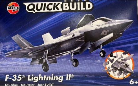 Airfix Products J6040 Quick Build F35 Lightning Fighter Military Plane Kit