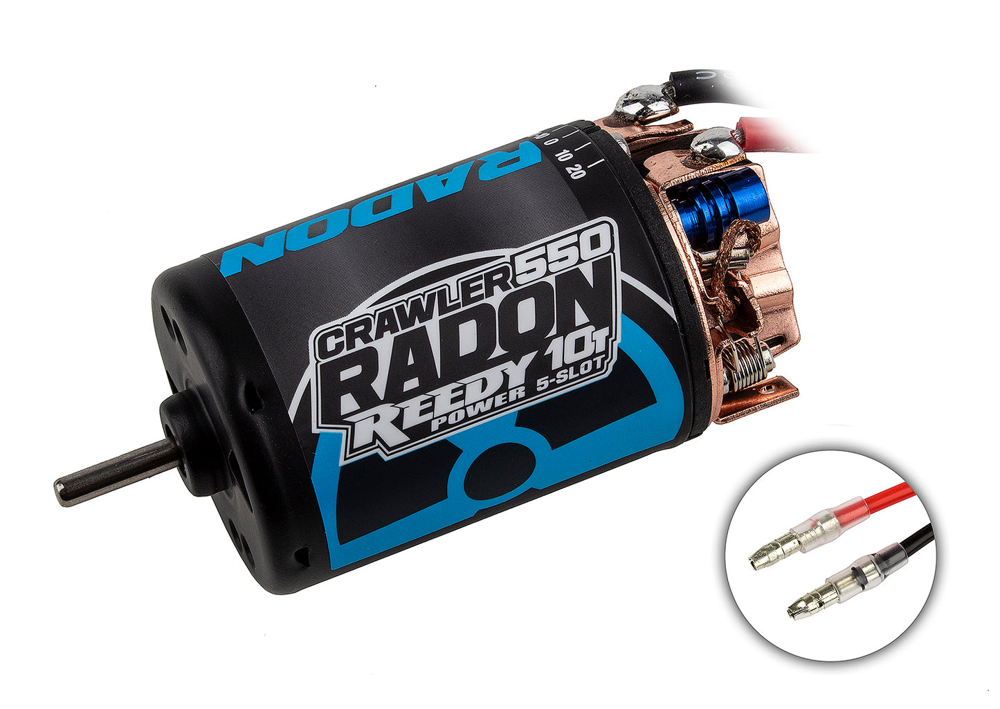 Team Associated 27462 Reedy Radon 2 Crawler 550 10T 5-Slot 2270kV Brushed Motor