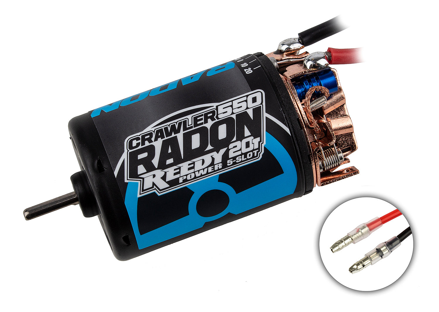 Team Associated 27466 Reedy Radon 2 Crawler 550 20T 5-Slot 1100V Brushed Motor