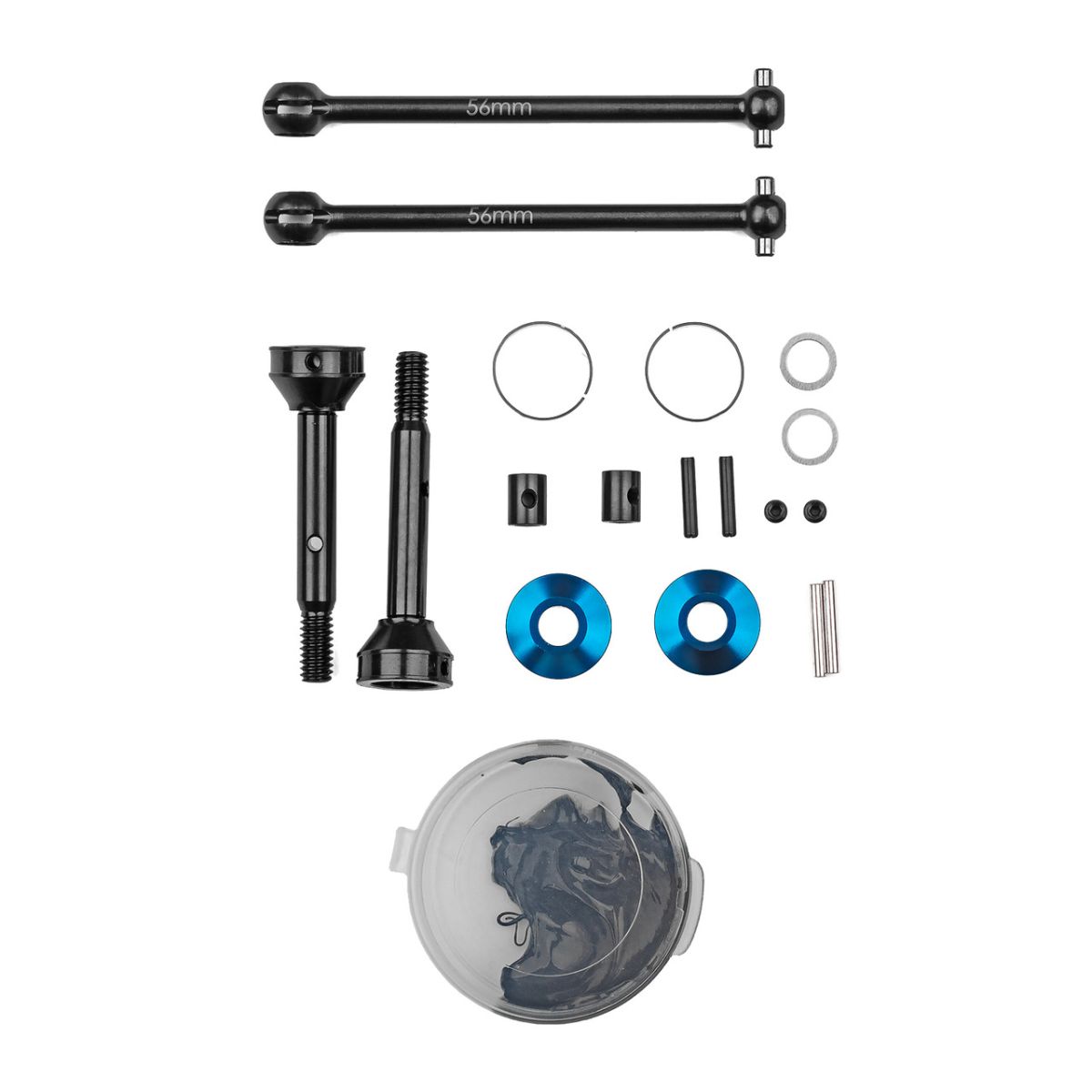 Team Associated 6382 56mm RC10 Team 4WD 3/16