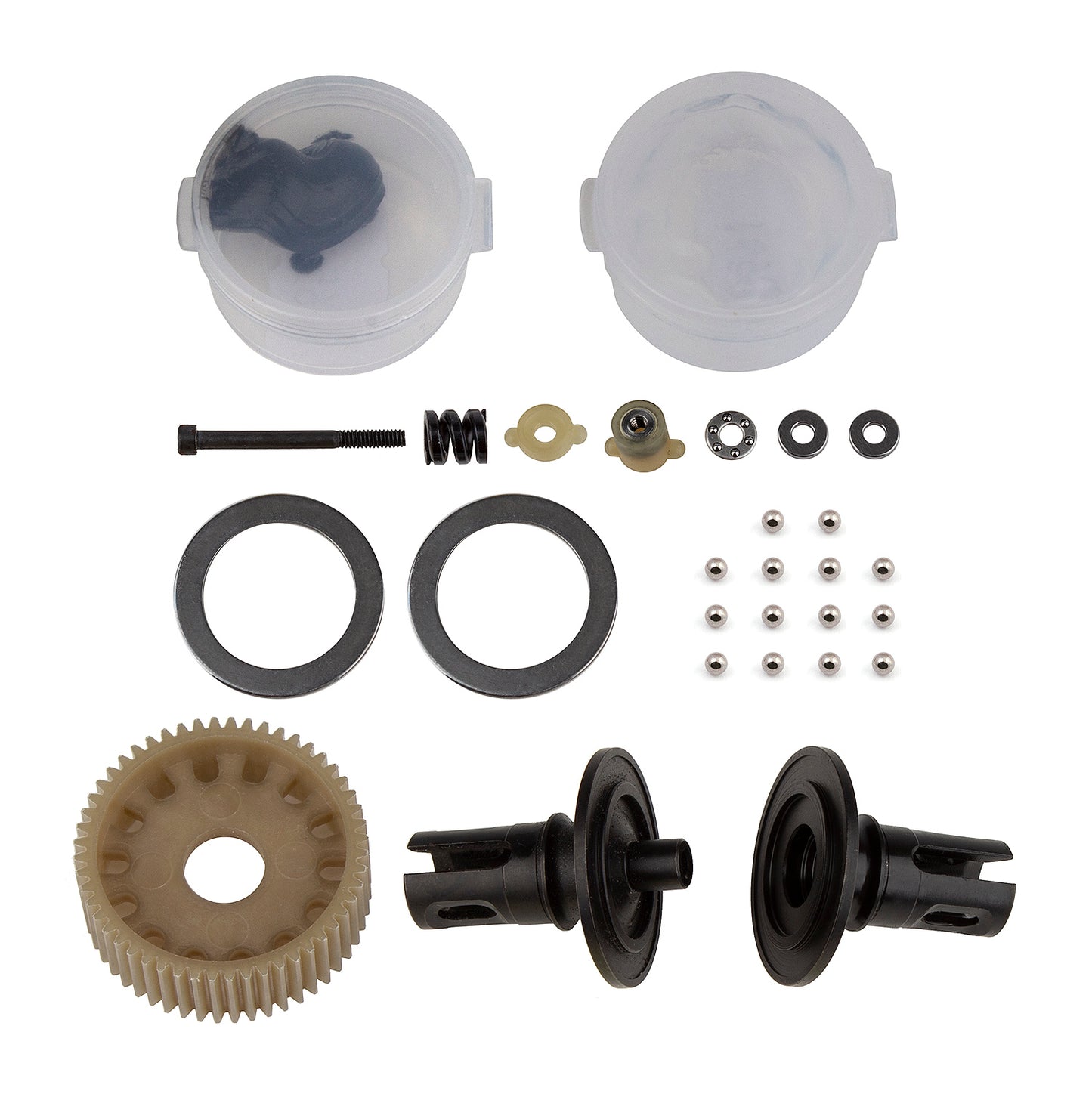 Team Associated 91992 RC10B6 Ball Differential Kit with Caged Thrust Bearing