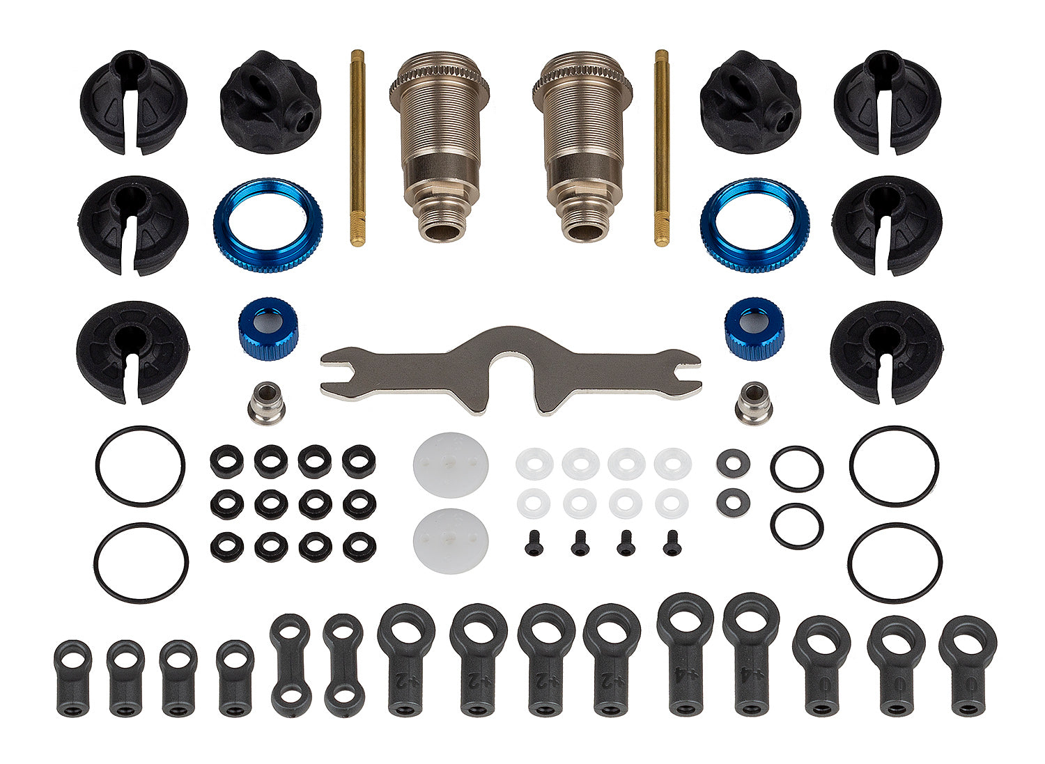 Team Associated 91994 13mm Big Bore Front Shock Kit (Set of 2)