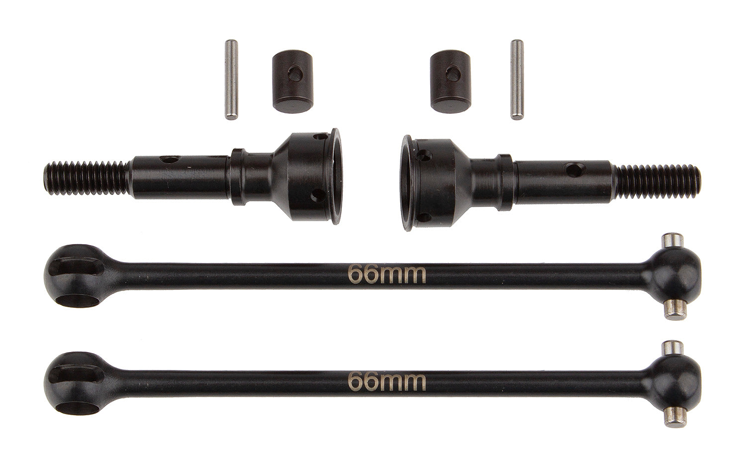 Team Associated 92299 RC10B74.1 66mm Rear CVA Set