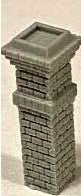 Bar Mills 02033 HO 1' Unpainted Chimney (Pack of 3)