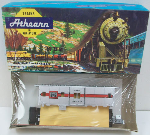 Athearn 1288 HO Chicago Burlington and Quincy Bay Window Caboose # 13520 Kit