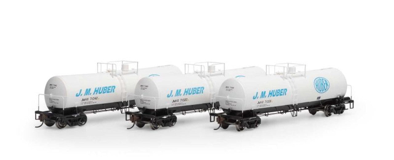 Athearn 16369 HO JMHX RTR 16,000-Gallon Clay Slurry Tank Car #1 (Set of 3)