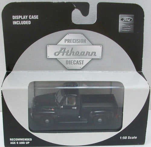 Athearn 90950 1:50 Diecast 1955 Ford F-100 Pickup Truck in Black NIB